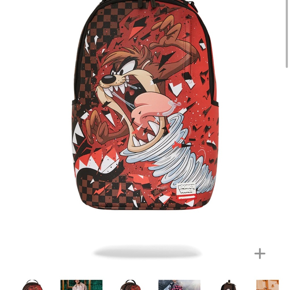 Warner Bros. Taz Red and Black Backpack (PRICE IS FIRM)